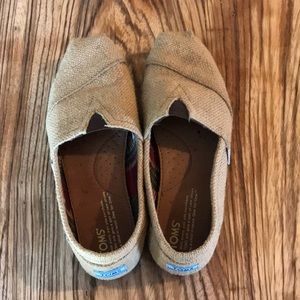Toms shoes burlap